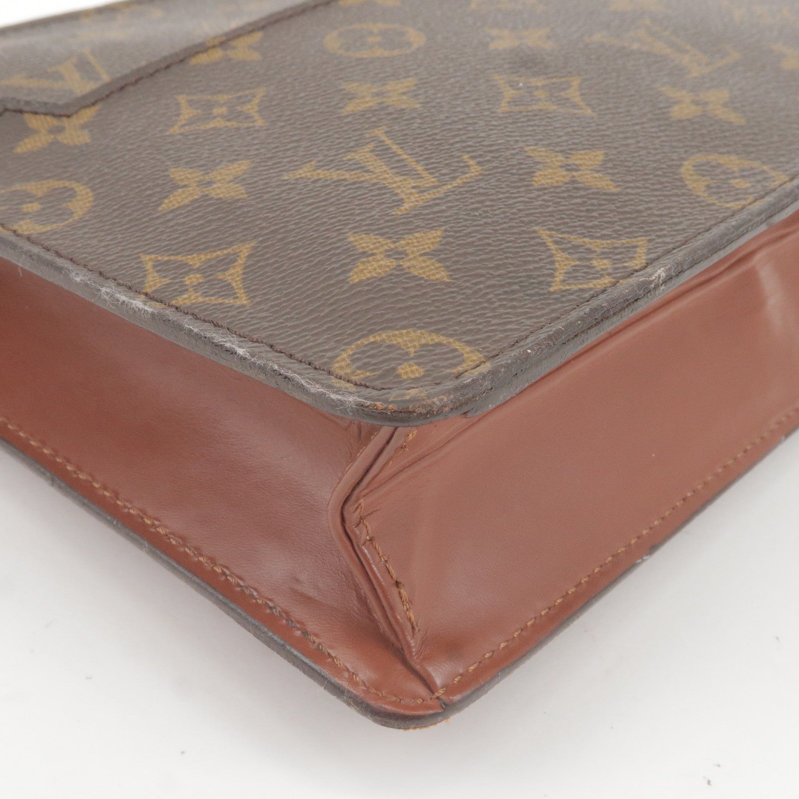 Louis Vuitton Keepall Clutch Blown Up 25 Silver in Metal with