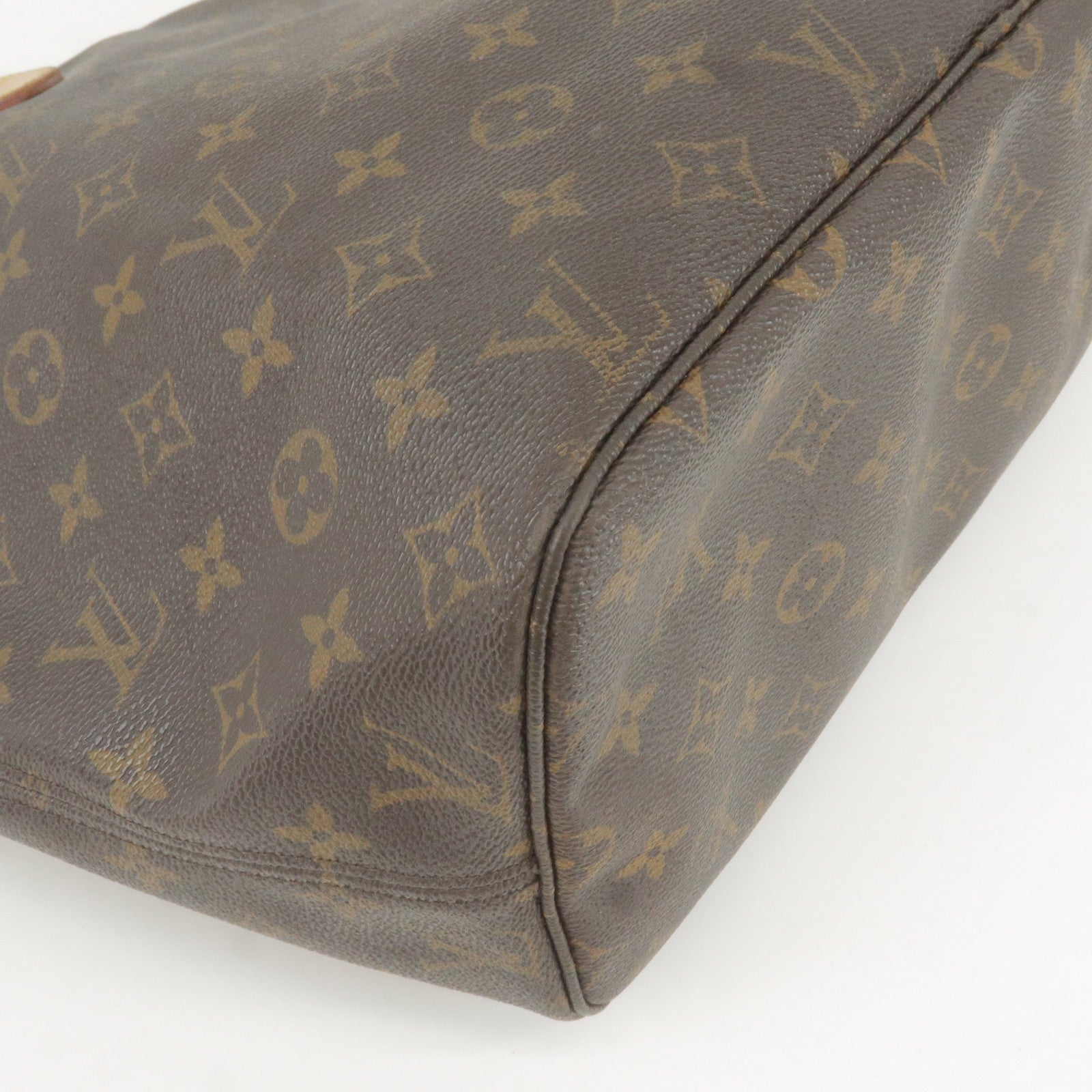 CarryAll MM Bag - Luxury Monogram Canvas Brown