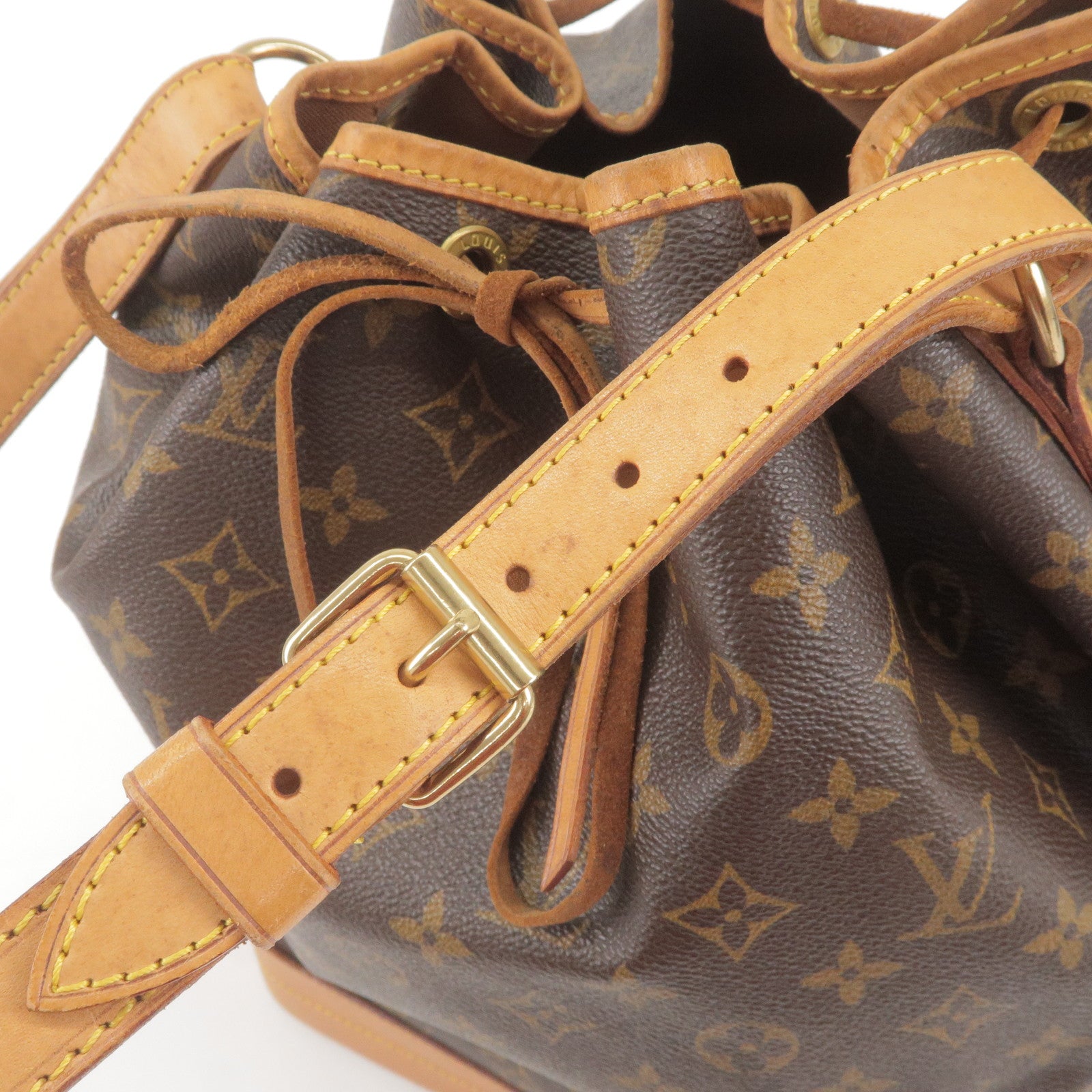 Louis+Vuitton+Dhanura+Shoulder+Bag+GM+Brown+Leather for sale