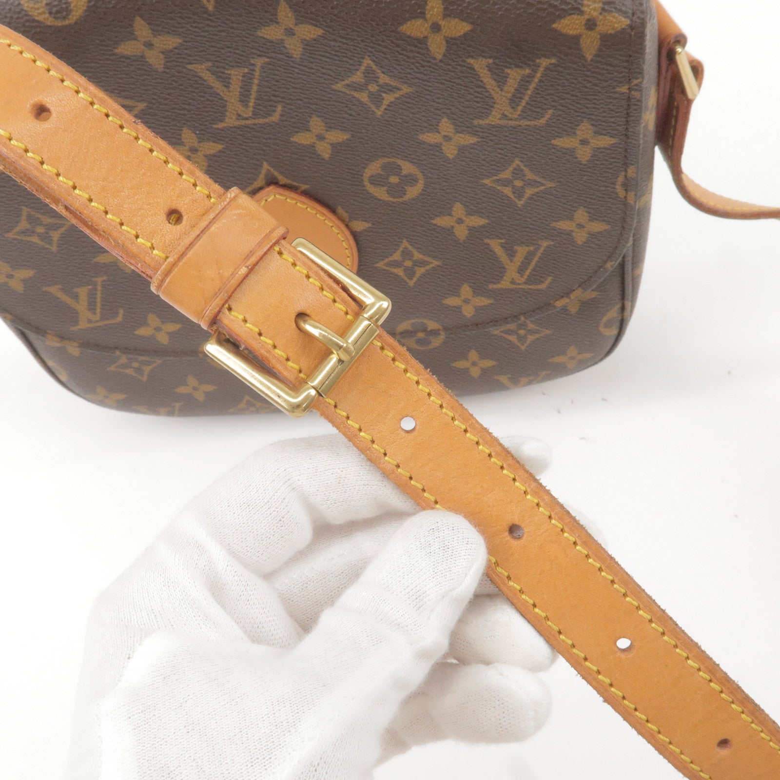 Saint - Vuitton - Brown - Louis Vuitton Portefeuille Cuir Epi Jaune -  Monogram - ep_vintage luxury Store - Shoulder - Bag - Cloud - Louis - GM -  M51242 – dct