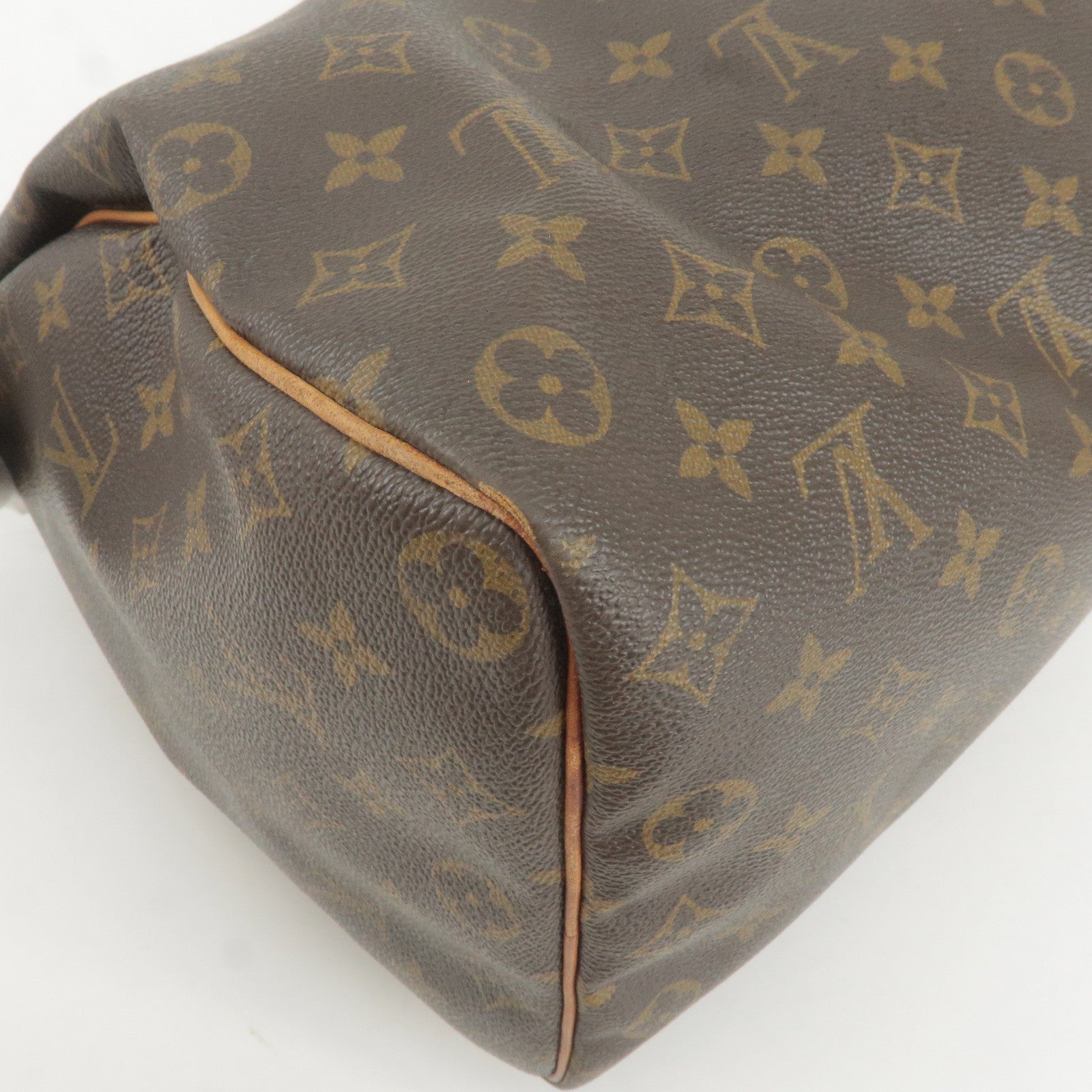 Louis Vuitton Cosmetic Pouch Brown Canvas Clutch Bag (Pre-Owned)