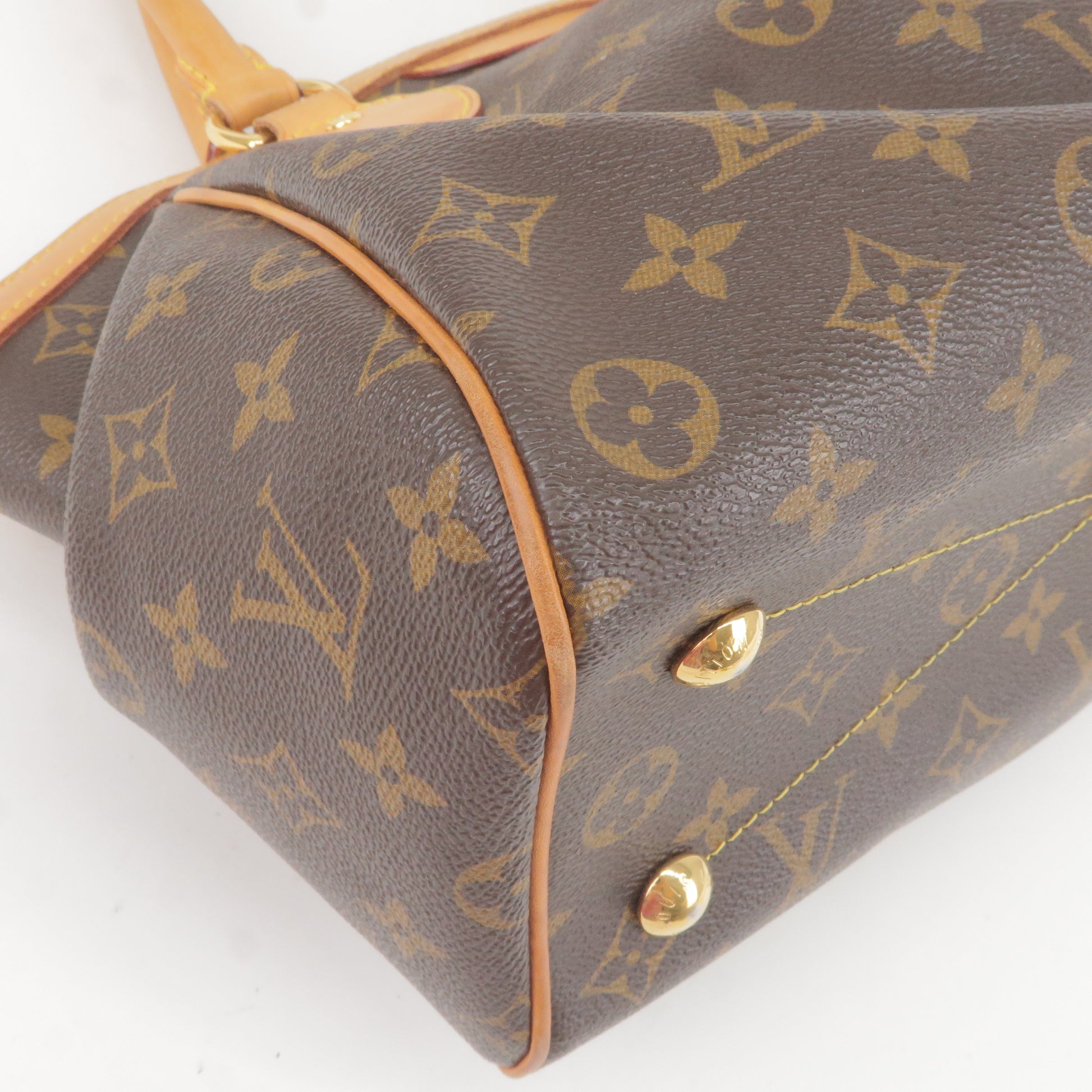 Sold at Auction: Louis Vuitton, LOUIS VUITTON OLAV DAMIER EBENE HANDBAG