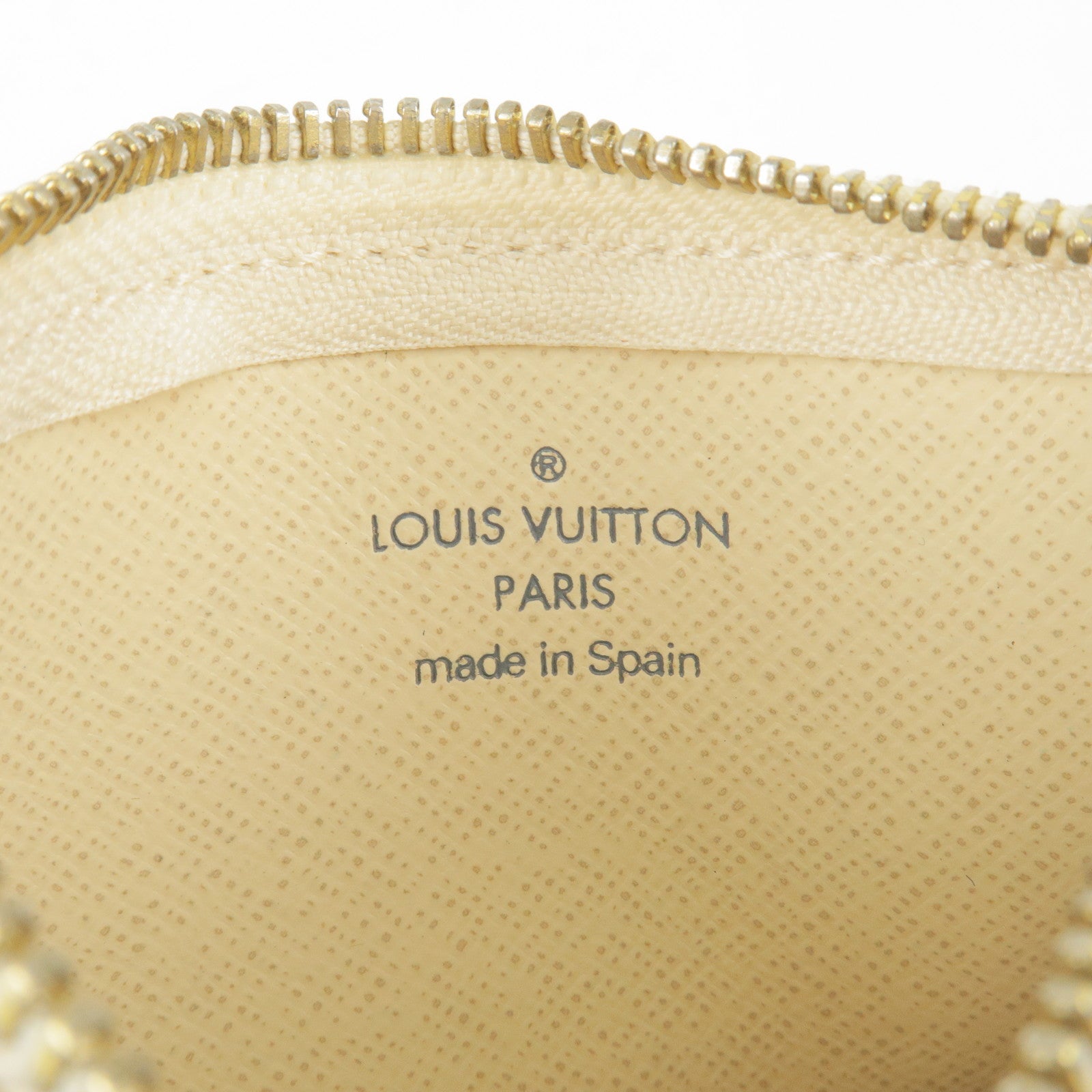 bolso de mano louis vuitton trouville en lona monogram multicolor blanca y  cuero natural