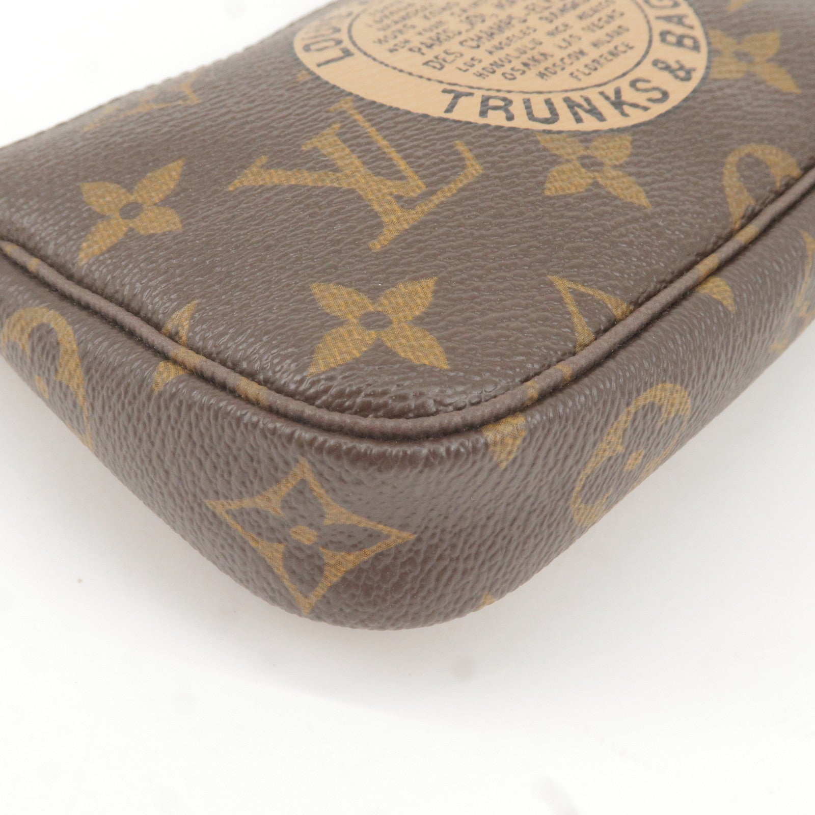 Brown Louis Vuitton Monogram Trunks and Bags Mini Pochette Accessoires  Crossbody Bag