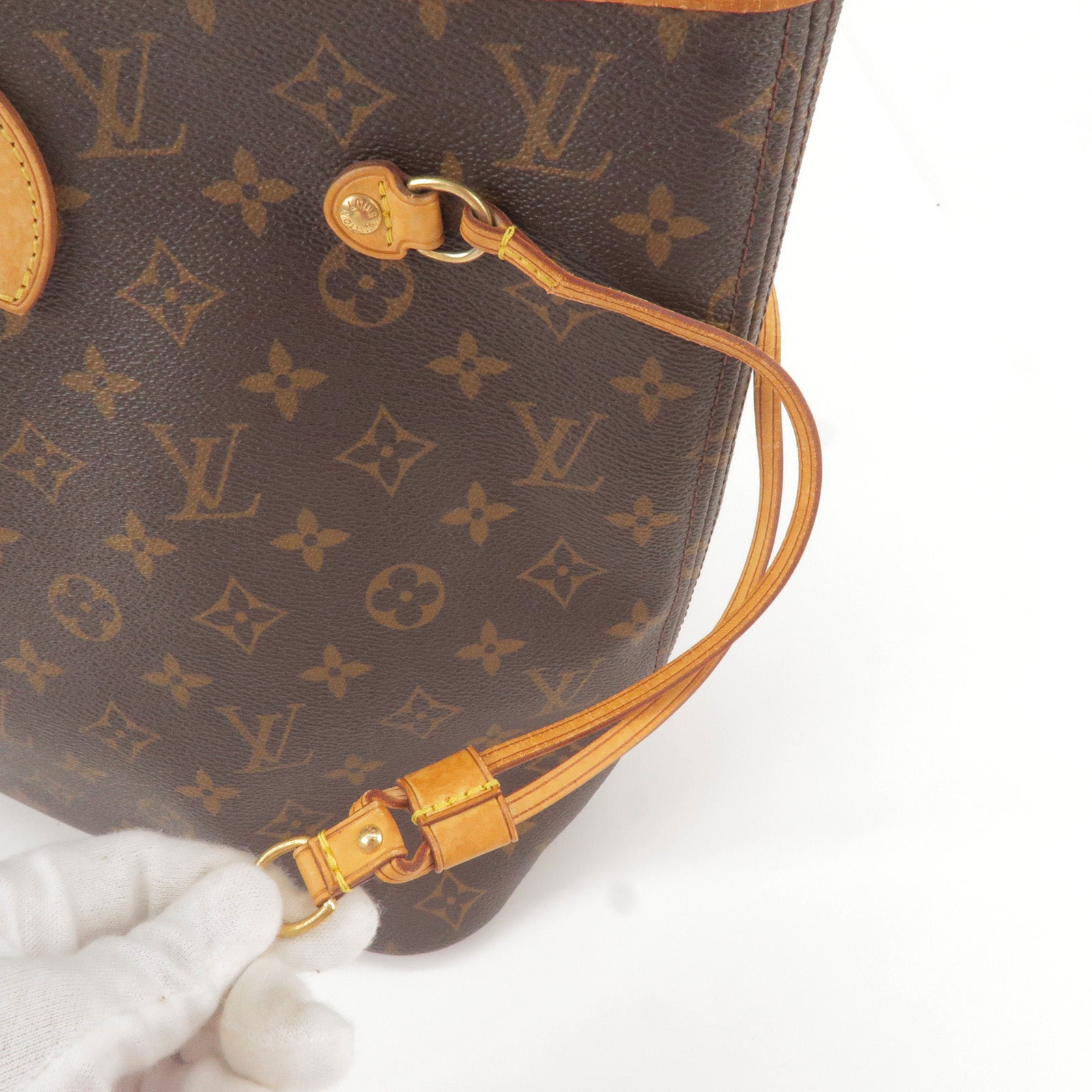 Louis Vuitton M40156 Neverfull Mm Shoulder Bag Monogram Canvas