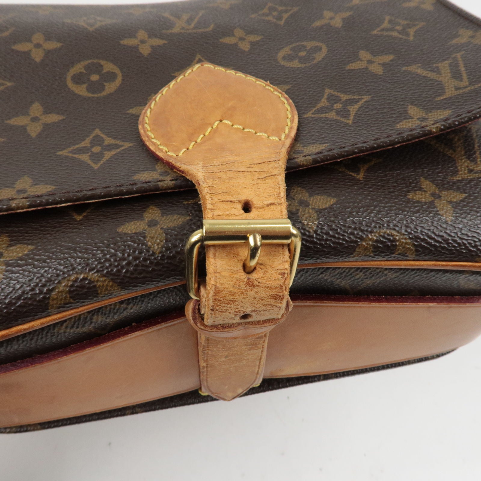 Louis Vuitton Cartouchiere Canvas Shoulder Bag (pre-owned) in