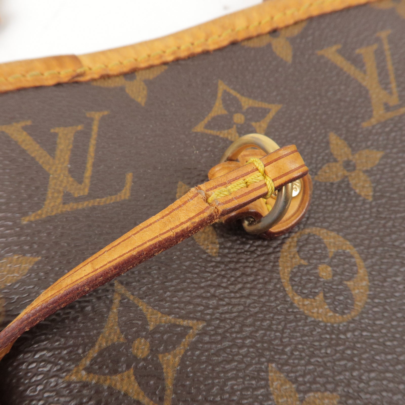 Louis Vuitton Leather Monogram Malesherbes Purse