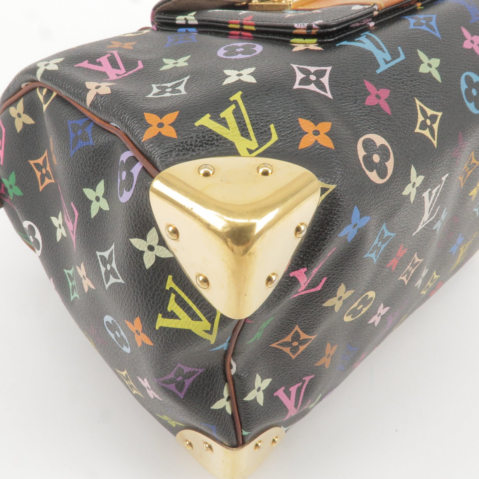 Black Louis Vuitton Monogram Multicolore Speedy 30 Boston Bag