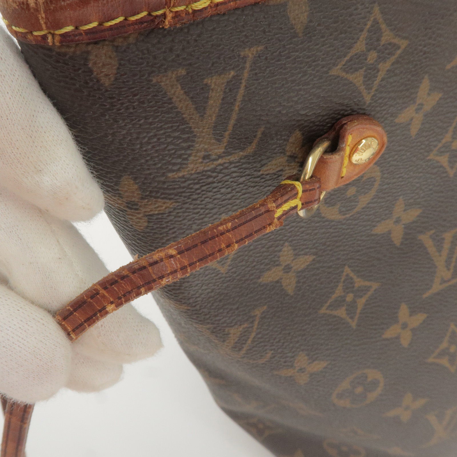 Leather Bag Trim Replacement: Louis Vuitton Neverfull Shoulder 