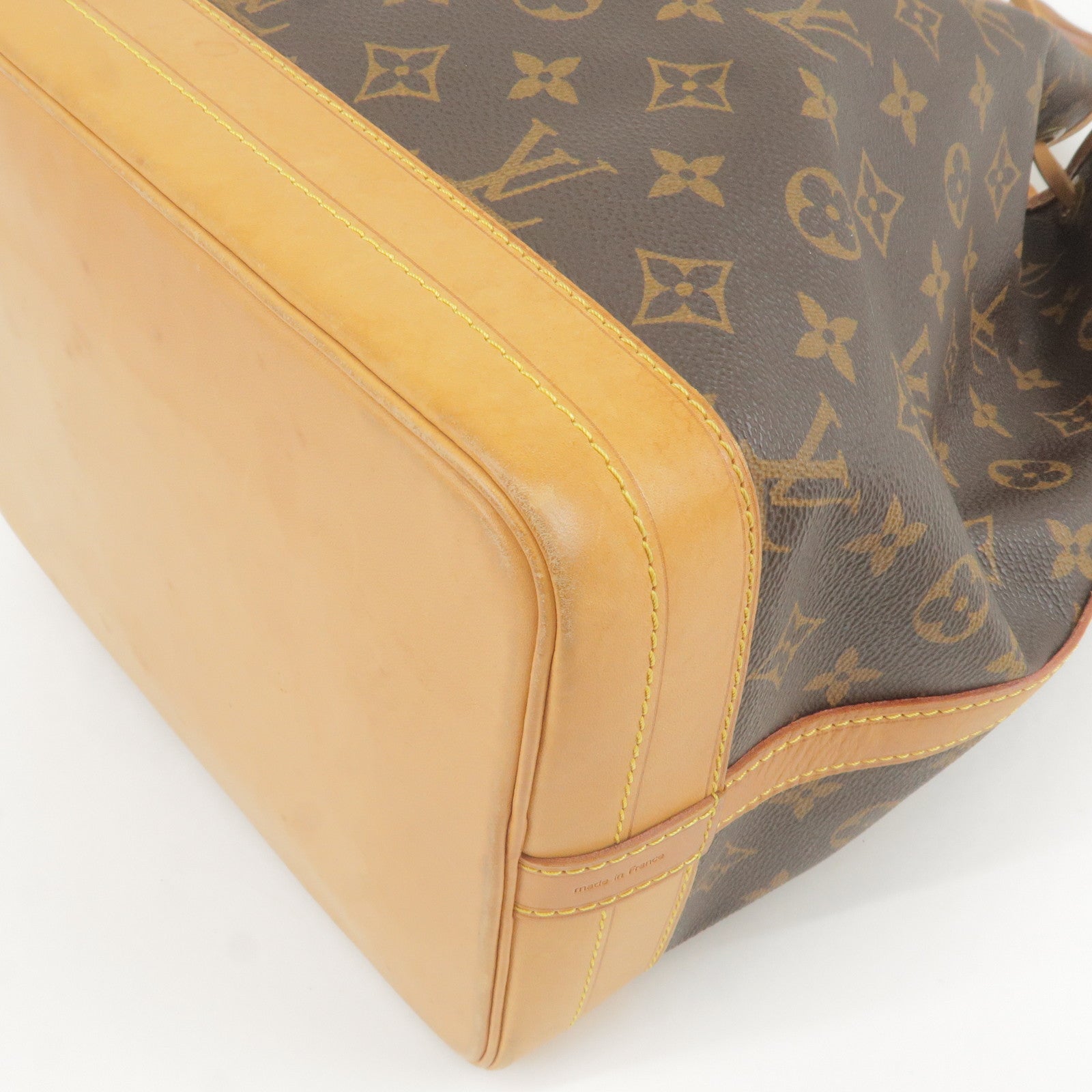 LOUIS VUITTON Neo Monogram Canvas Shoulder Bag Brown