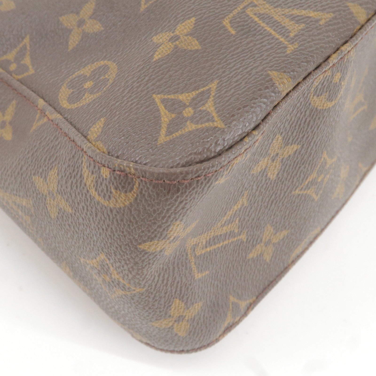 Louis Vuitton Motard shoulder bag in anthracite grey monogram leather