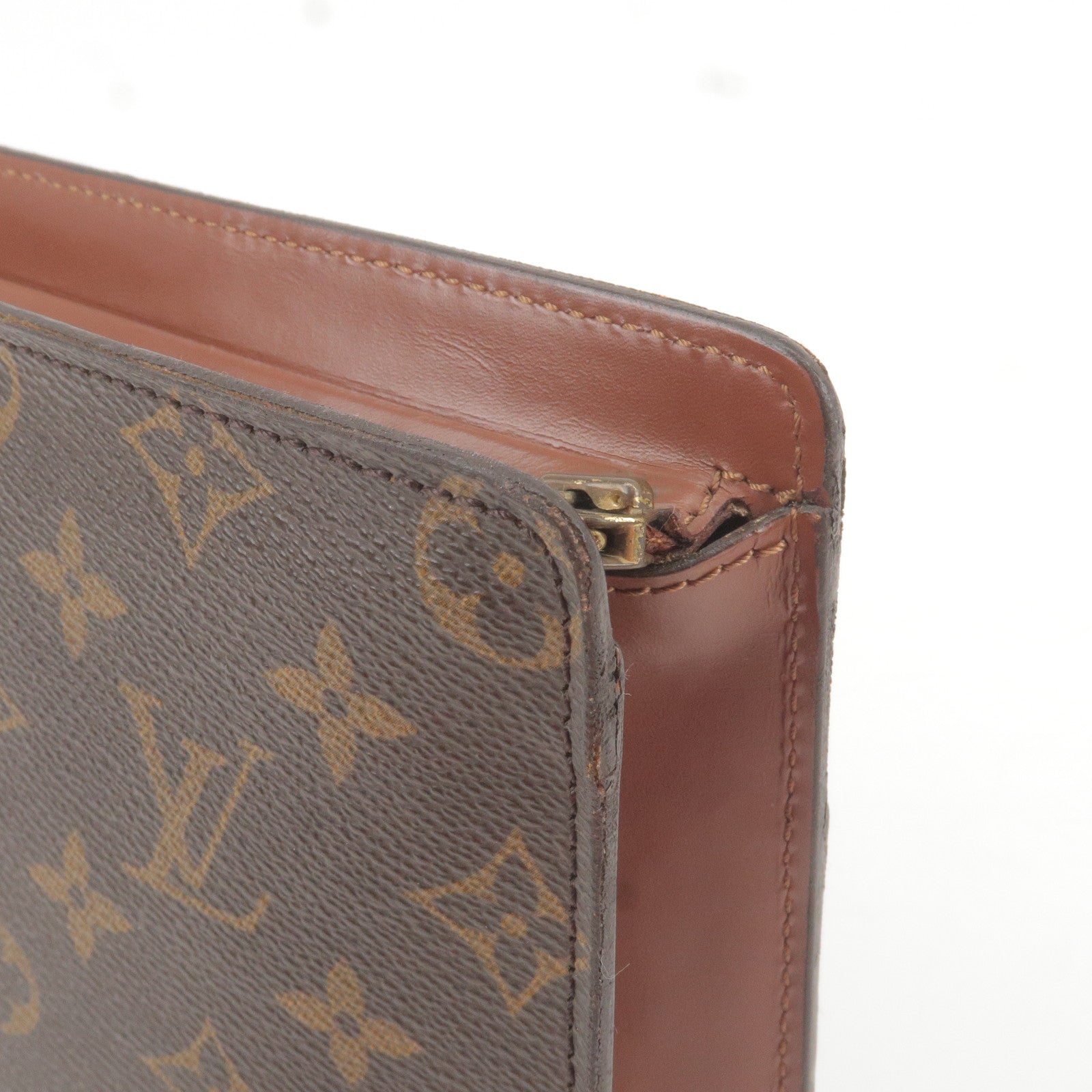 LOUIS VUITTON Monogram Canvas Pochette Homme Clutch