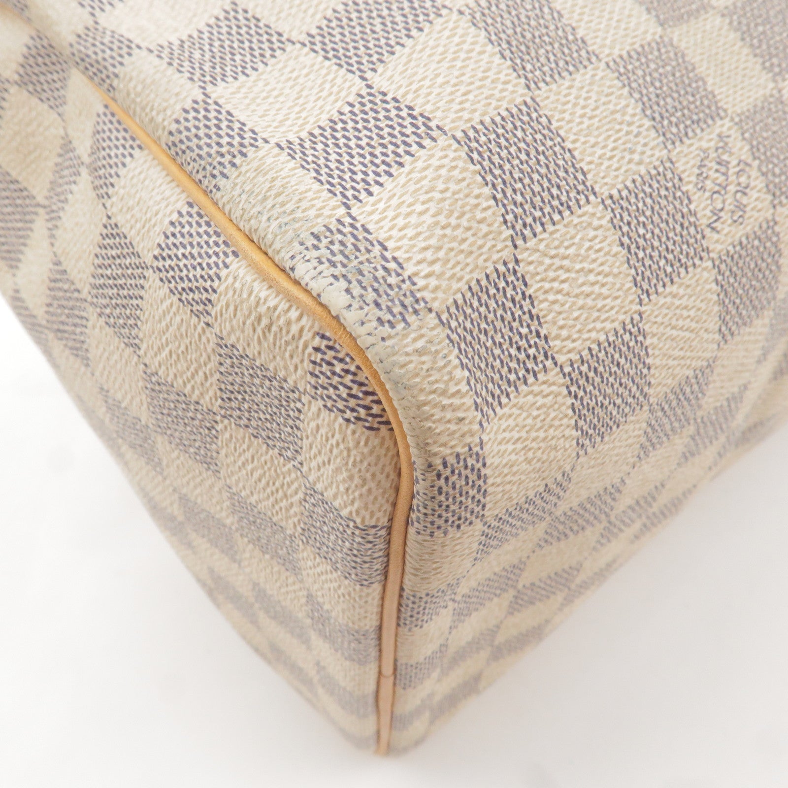 Boston - Louis Vuitton Trotteur shoulder bag in monogram canvas and natural  leather - Vuitton - Hand - Damier - ep_vintage luxury Store - Speedy - Azur  - 30 - Bag - Louis - N41533 – dct