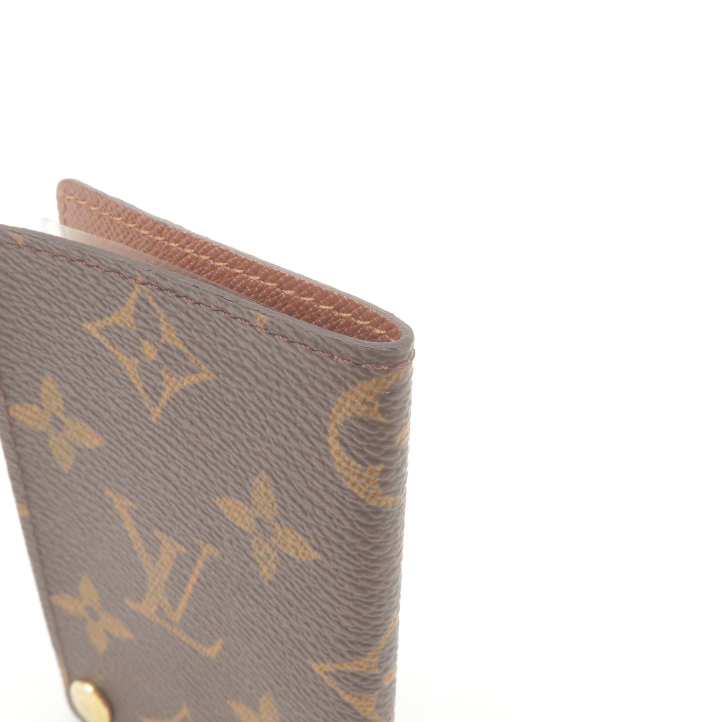 Louis Vuitton Monogram Porte cartes Credit Pression Card Holder