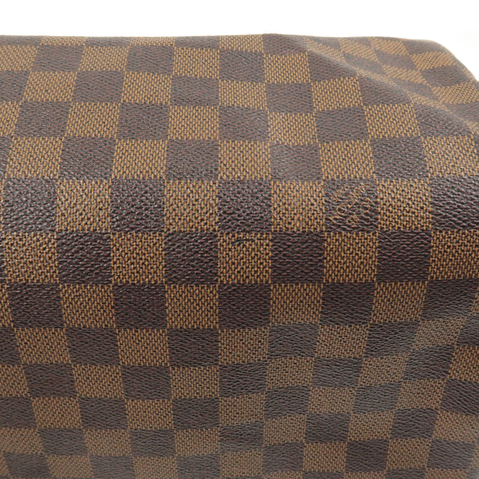 White Louis Vuitton Damier Azur Speedy 30 Boston Bag