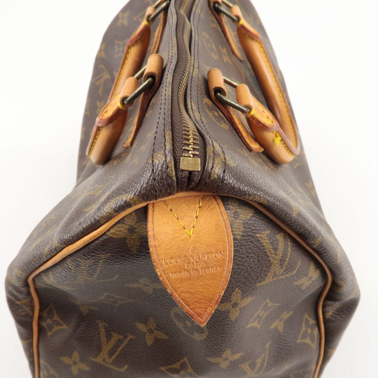 Louis Vuitton Speedy 30 Monogram Mini Boston Bag Hand Bag Brown Canvas  M41526