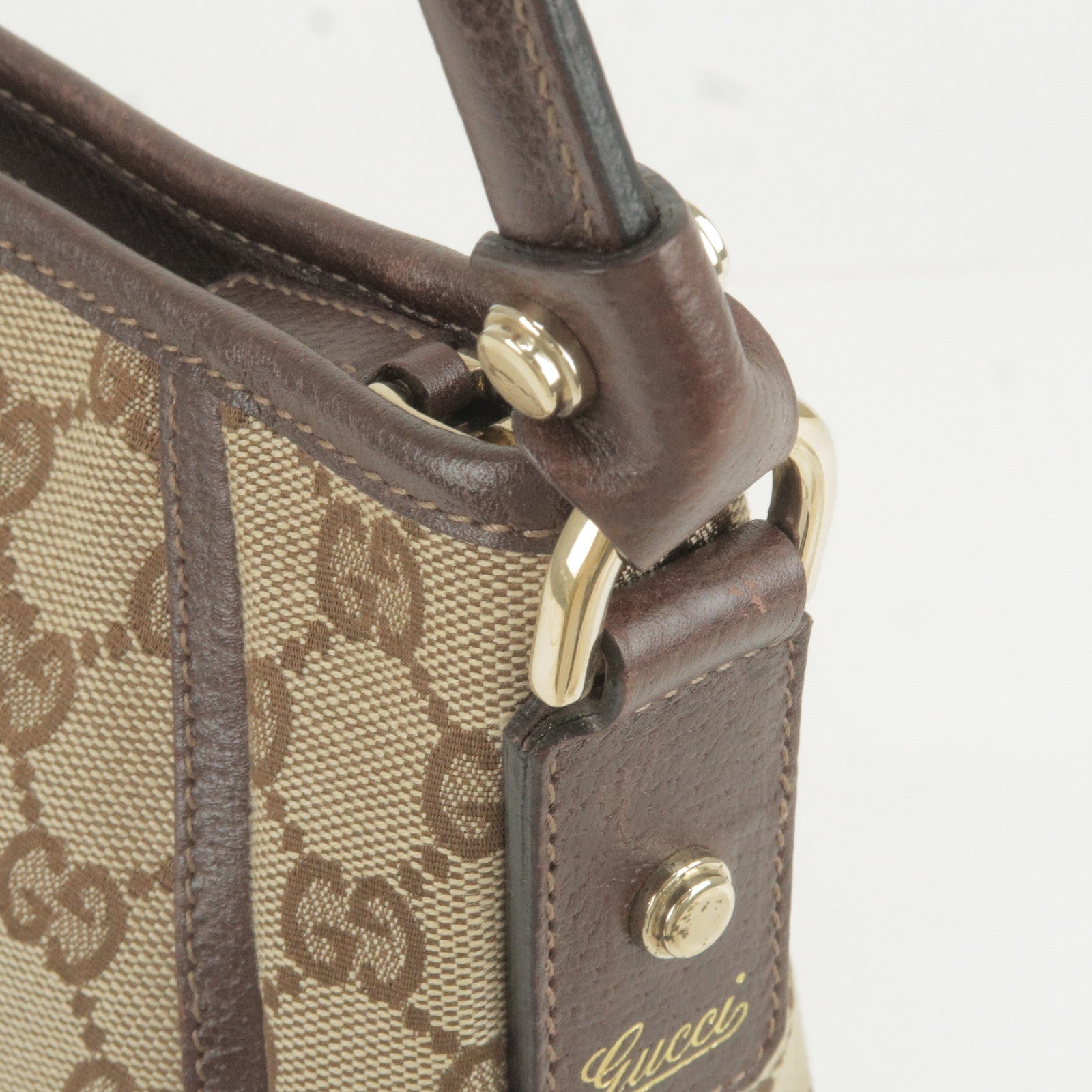 brown gucci bee bag