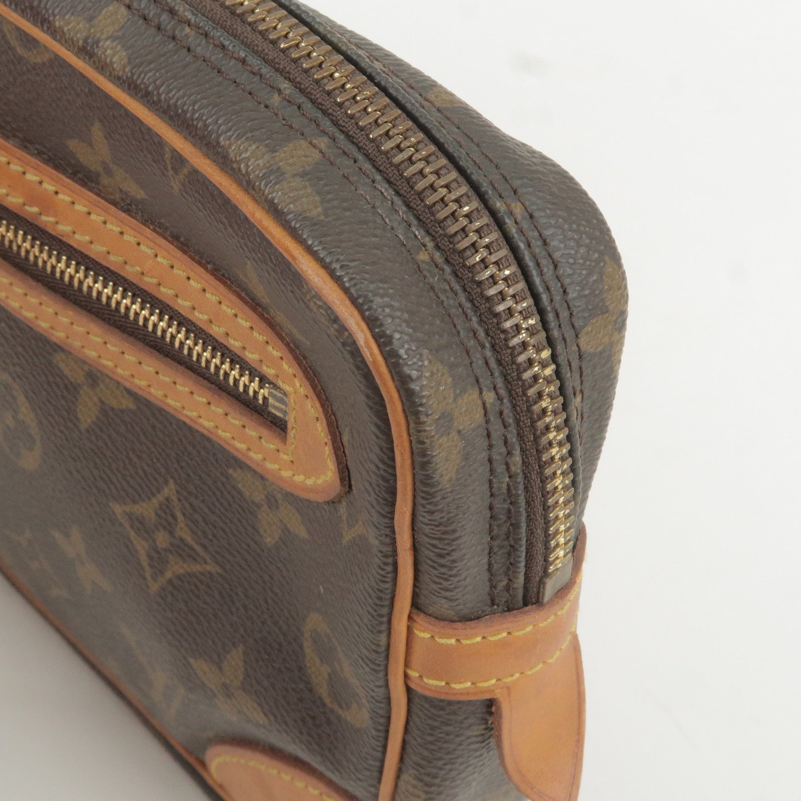 LOUIS VUITTON Monogram Marly Dragonne GM Clutch Bag Vintage M51825