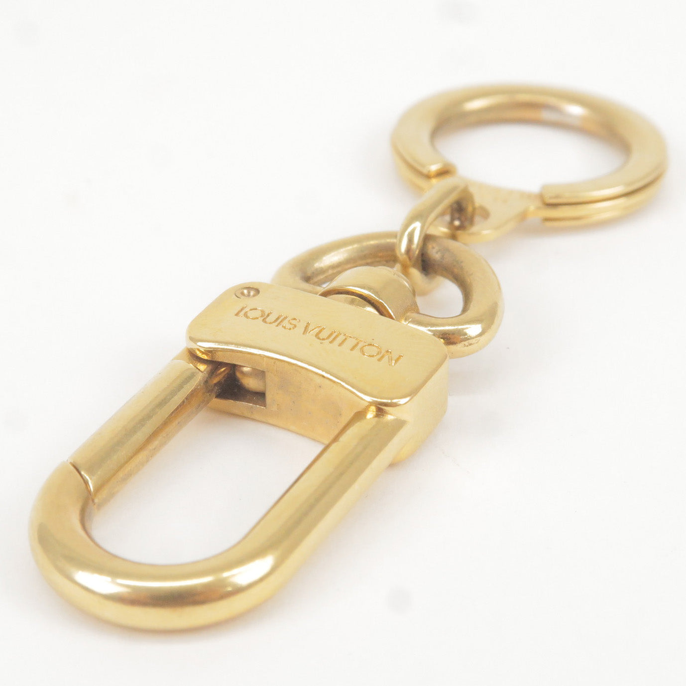 Louis-Vuitton-Chenne-Ano-Cles-Key-Chain-Key-Charm-Gold-M58021