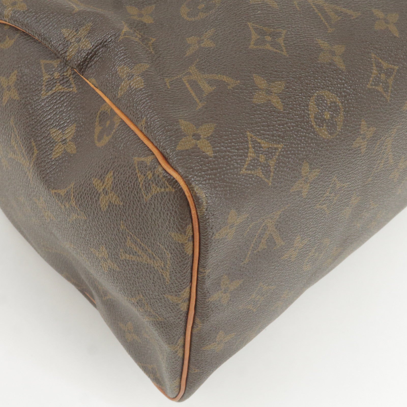 Brown Louis Vuitton Monogram Speedy 35 Boston Bag