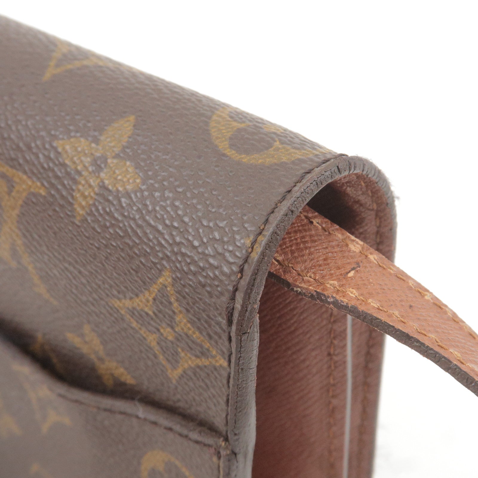 Louis Vuitton Coquelicot Epi Leather and Monogram Canvas Saint