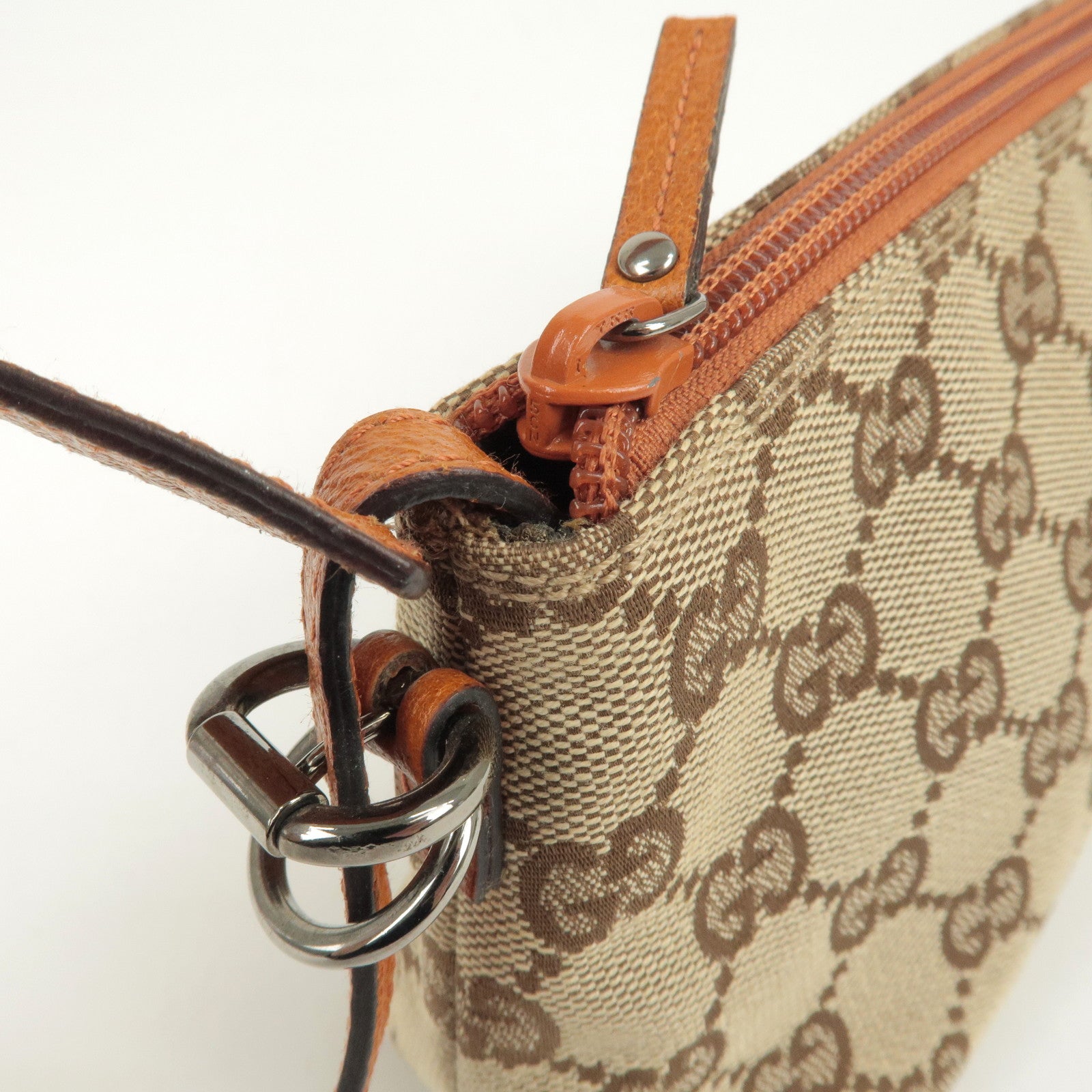 Pouch - 103399 – dct - Bag - GUCCI - GG - Orange - Hand - Beige