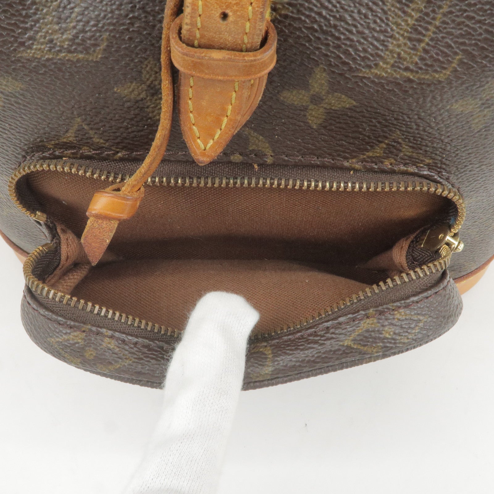 Louis Vuitton Monogram Montsouris PM M51137 Bag Backpack Ladies