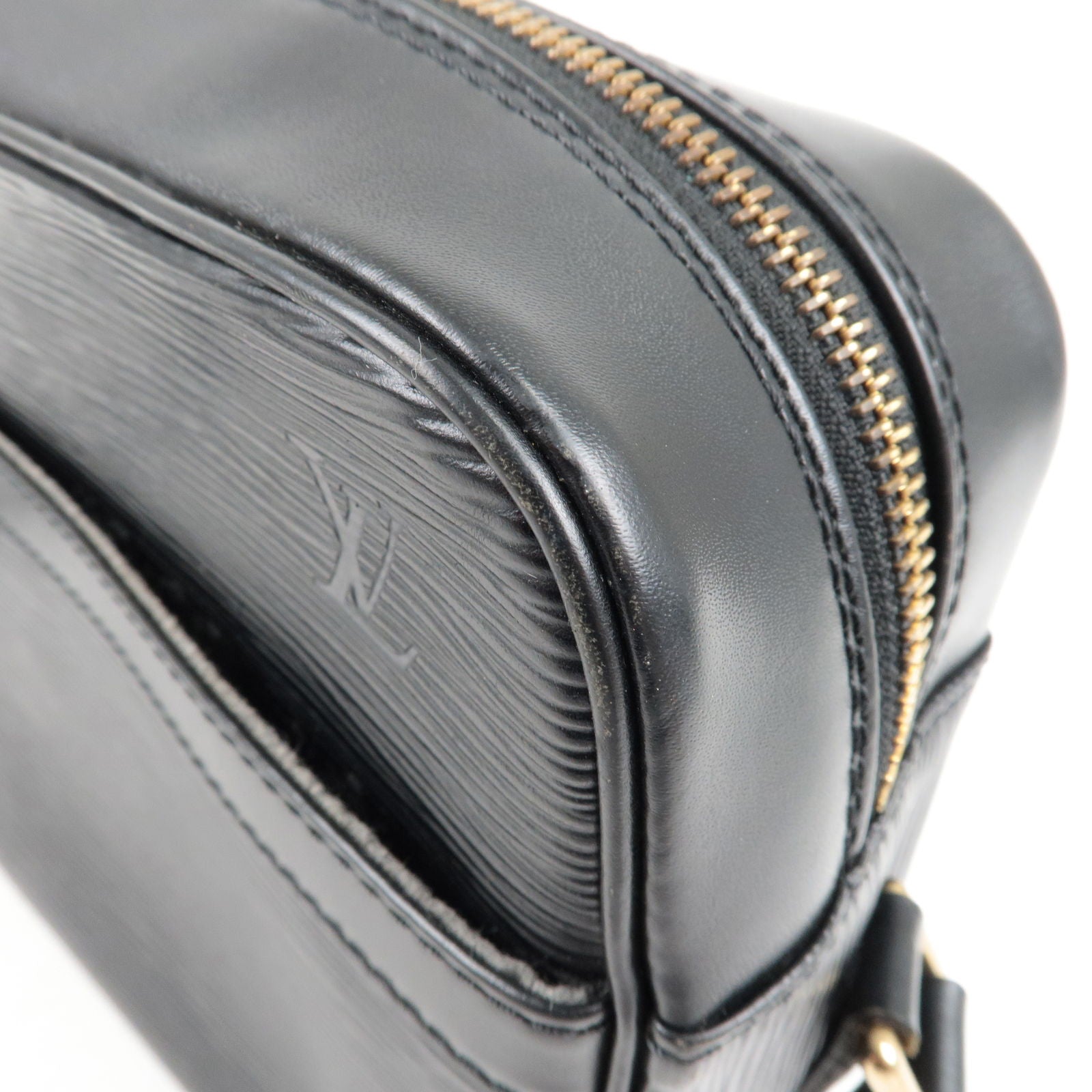 LOUIS VUITTON, a black Epi leather Trocadero shoulder bag