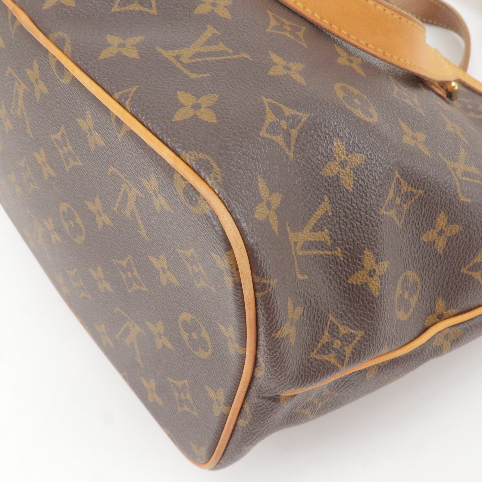 Louis Vuitton Kimono Handbag Monogram Canvas and Leather PM Brown