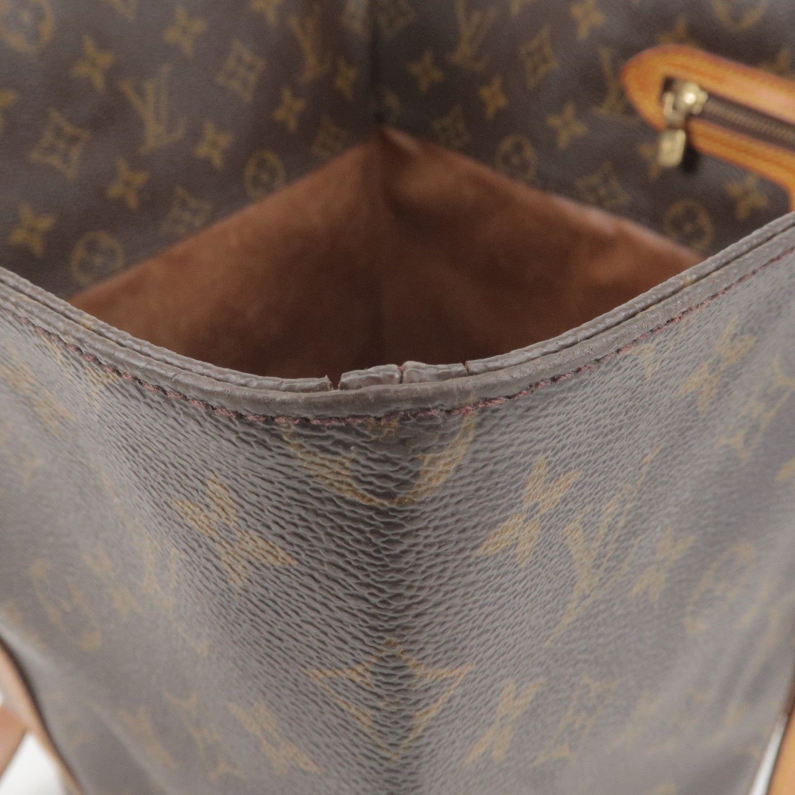 Louis Vuitton Sac Plat Handbag in Ebene Damier Canvas