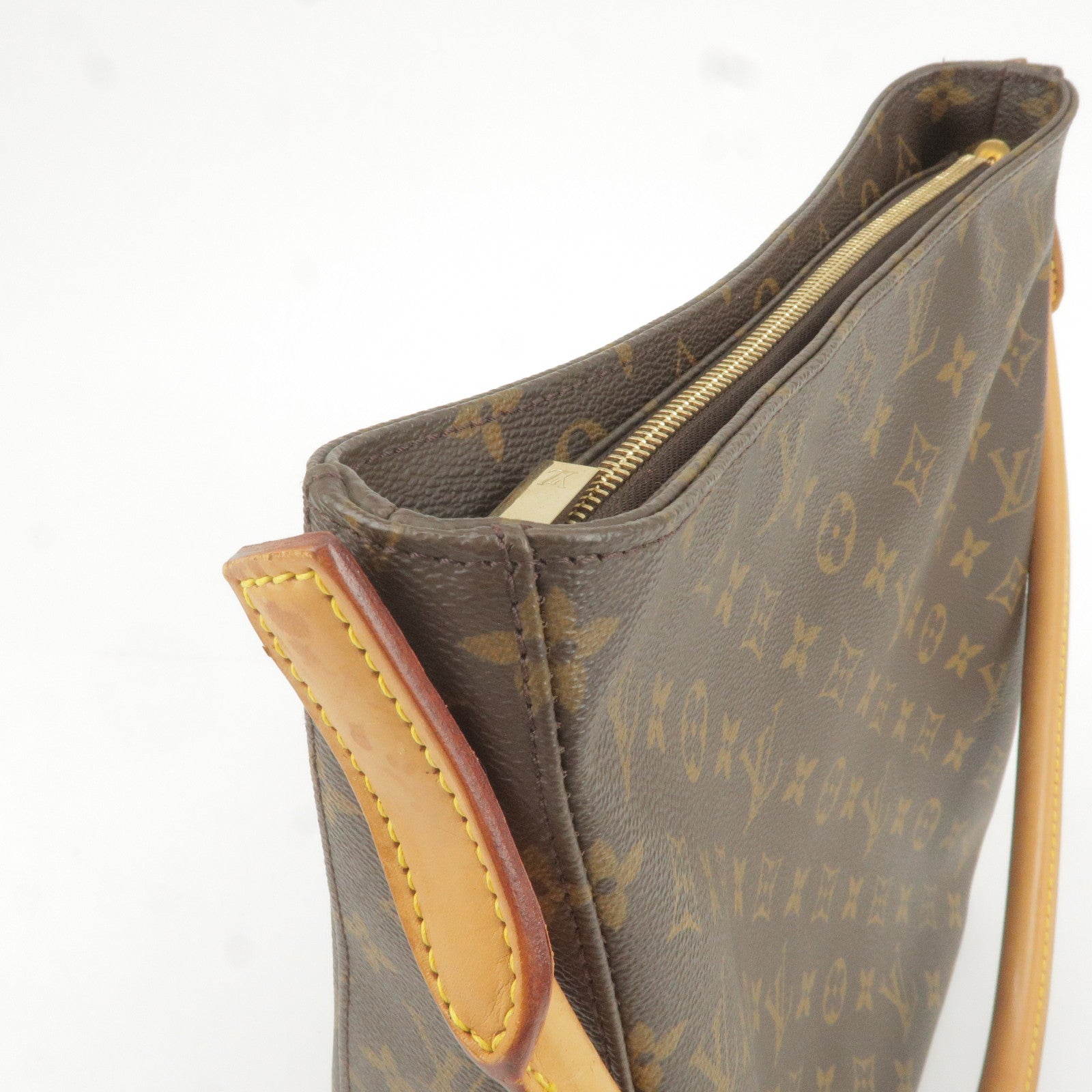 Louis Vuitton Looping M51145 Shoulder bag in Canvas Brown, Luxury