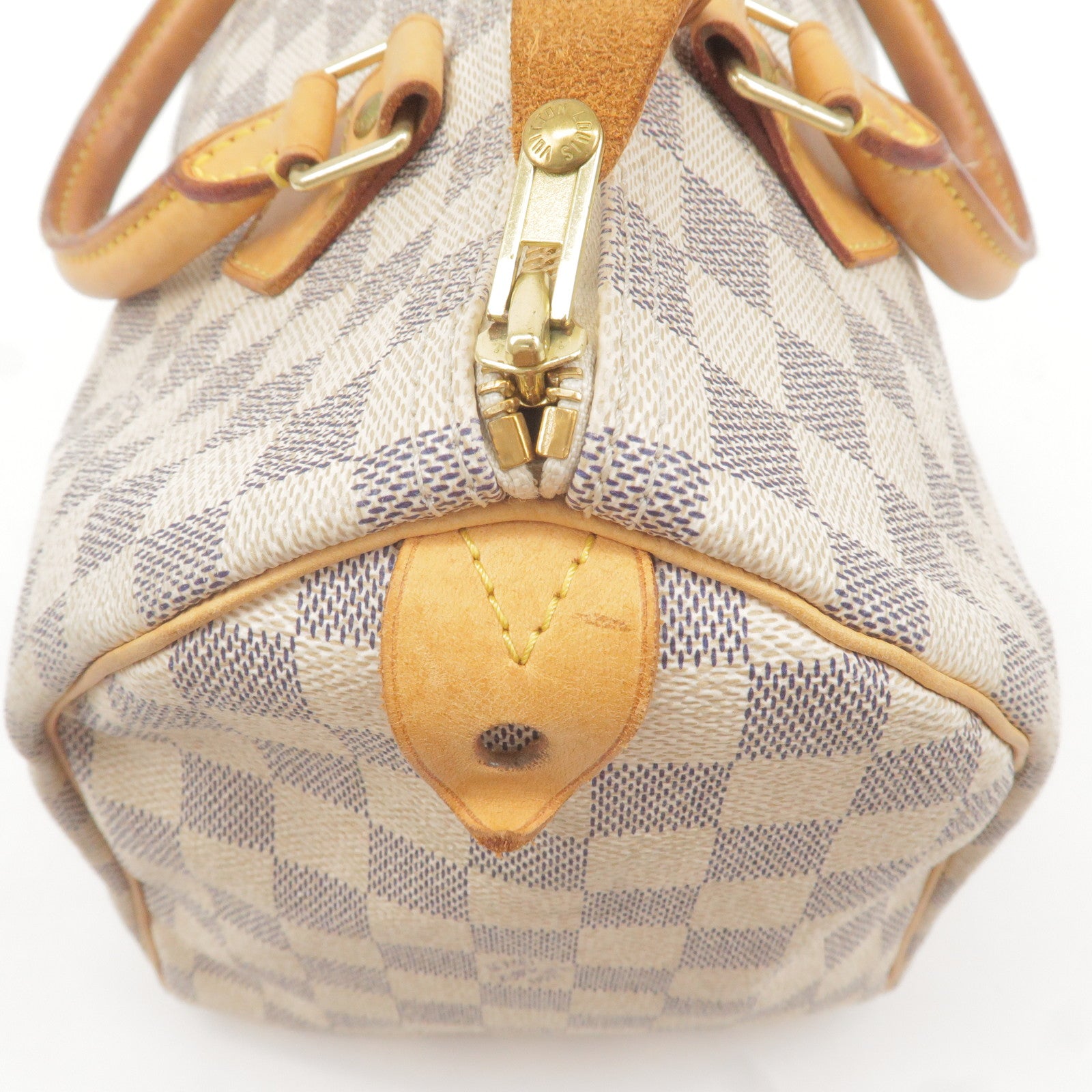 Boston - Louis Vuitton Trotteur shoulder bag in monogram canvas and natural  leather - Vuitton - Hand - Damier - ep_vintage luxury Store - Speedy - Azur  - 30 - Bag - Louis - N41533 – dct