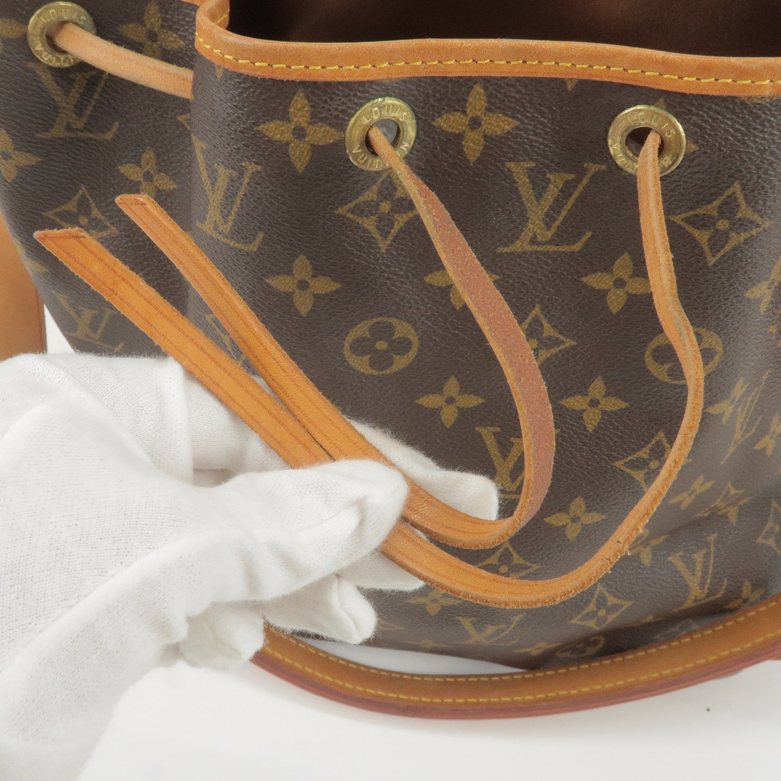 LOUIS VUITTON Ebene Mini Lin Speedy 30 Bandouliere Satchel Bag