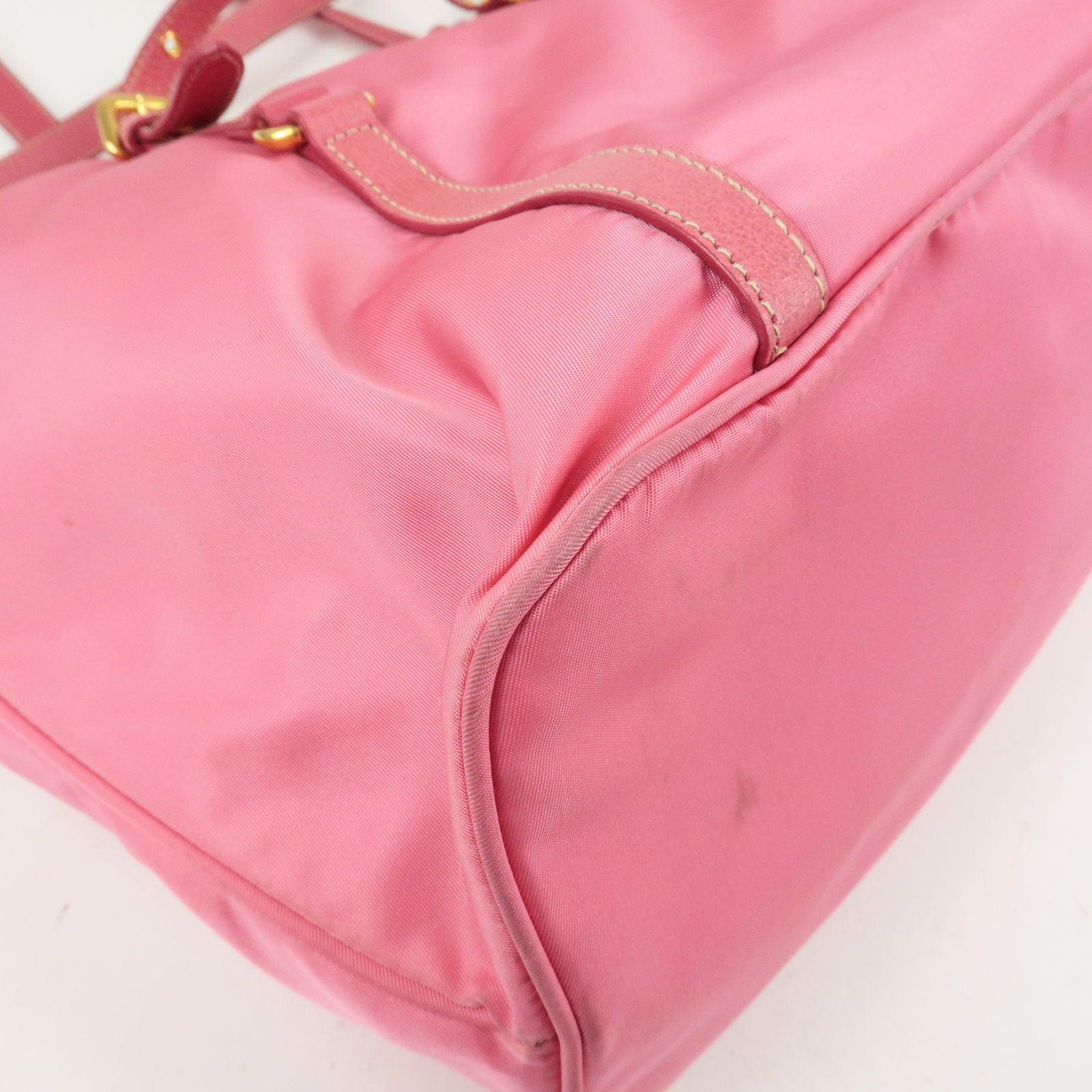 Bag - Nylon - Bag - 2Way - Logo - Bag - Hand - Pink – dct - Prada