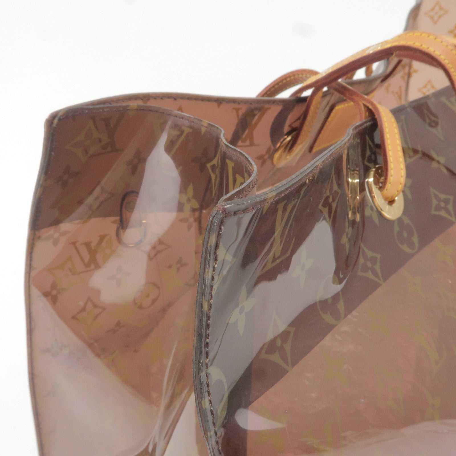 Louis Vuitton Monogram Vinyl Ambre Cruise Tote Bag Louis Vuitton