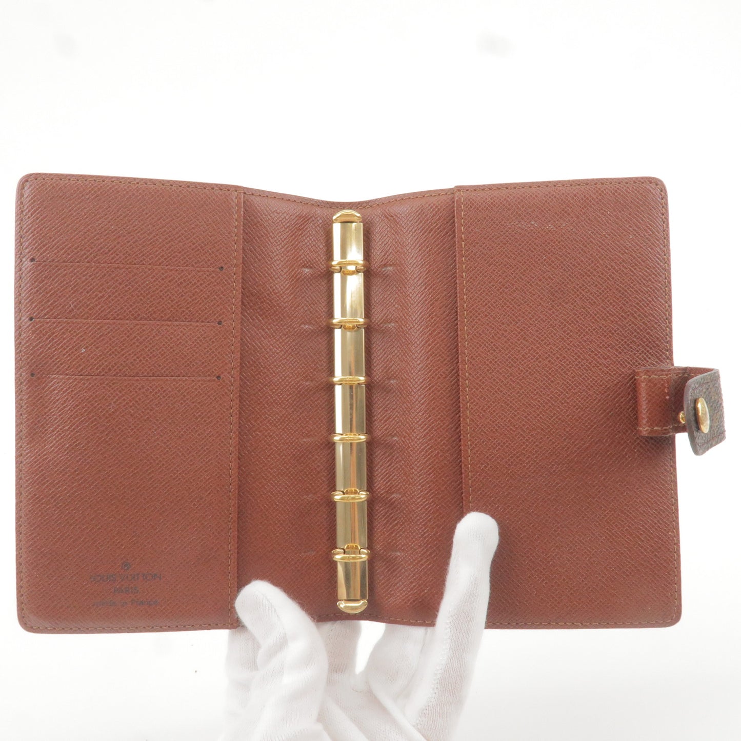 LOUIS VUITTON Monogram Brown Agenda GM Planner Cover