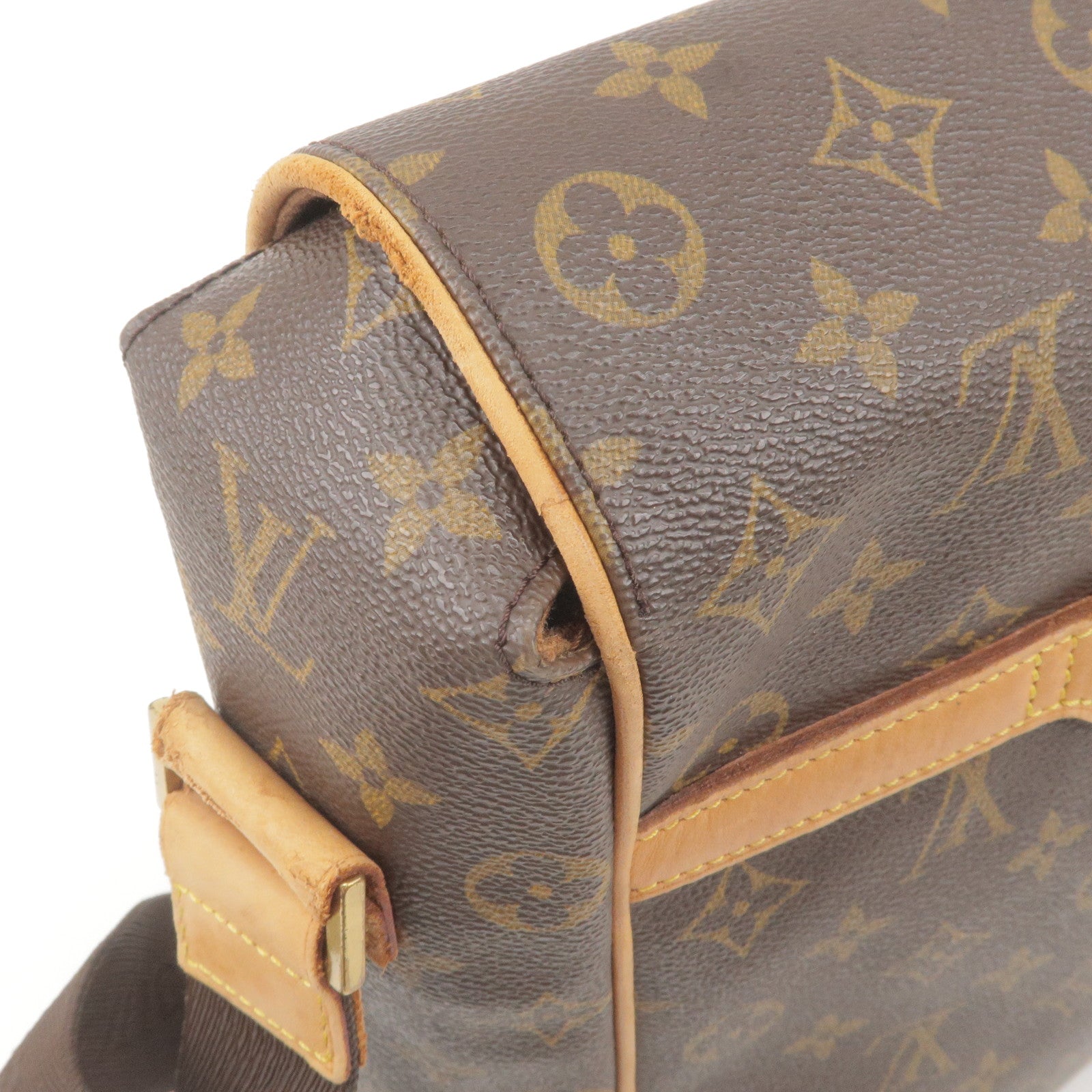 Louis Vuitton Utility Brown Canvas Clutch Bag (Pre-Owned)