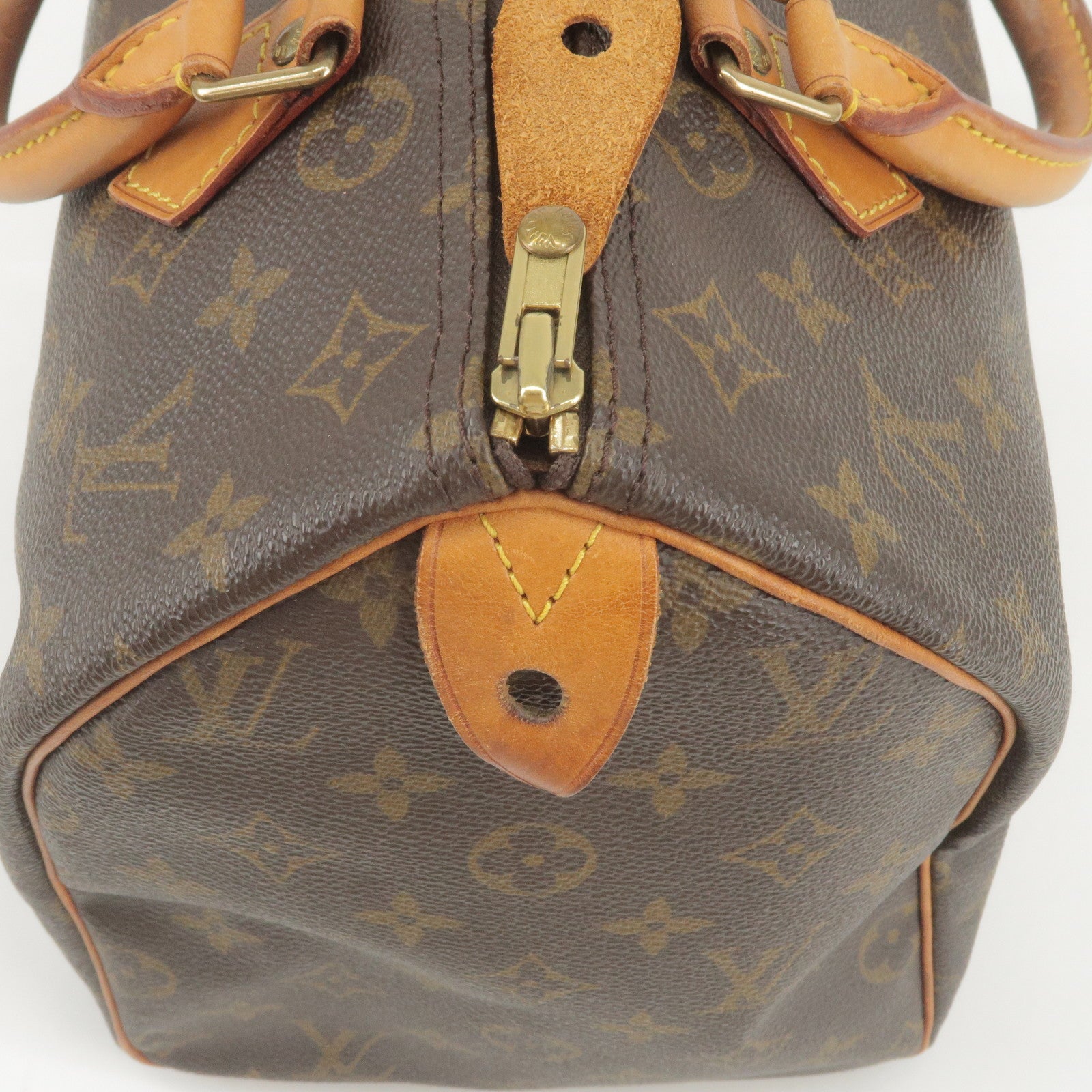 Pre-owned Louis Vuitton 2001 Monogram Graffiti Speedy 30 Handbag In Brown