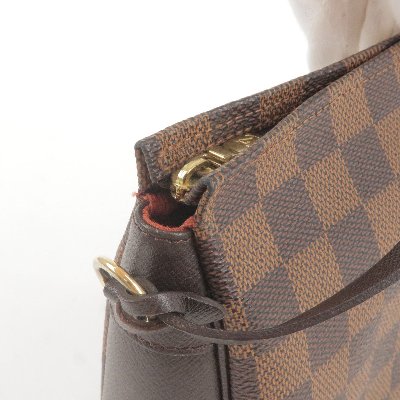 Louis Vuitton Trousse Make Up Bag Damier Brown