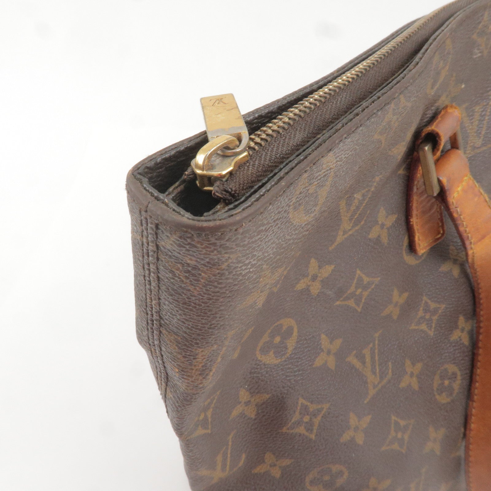 LOUIS VUITTON Cabas Mezzo Shoulder Tote Bag zipper M51151