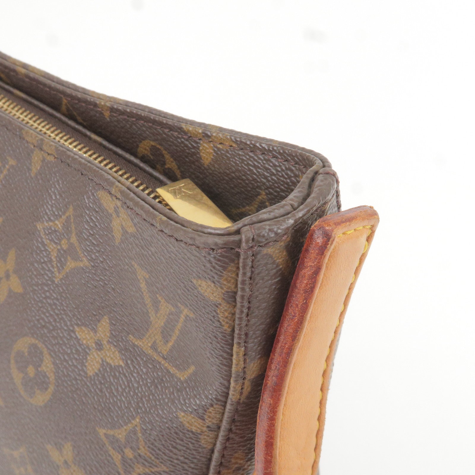 Louis Vuitton Berkeley handbag in azur damier canvas and natural leather -  Louis - M51145 – louis vuitton 1997 pre owned mini montsouris backpack item  - GM - Looping - Vuitton - Shoulder - Monogram - Bag