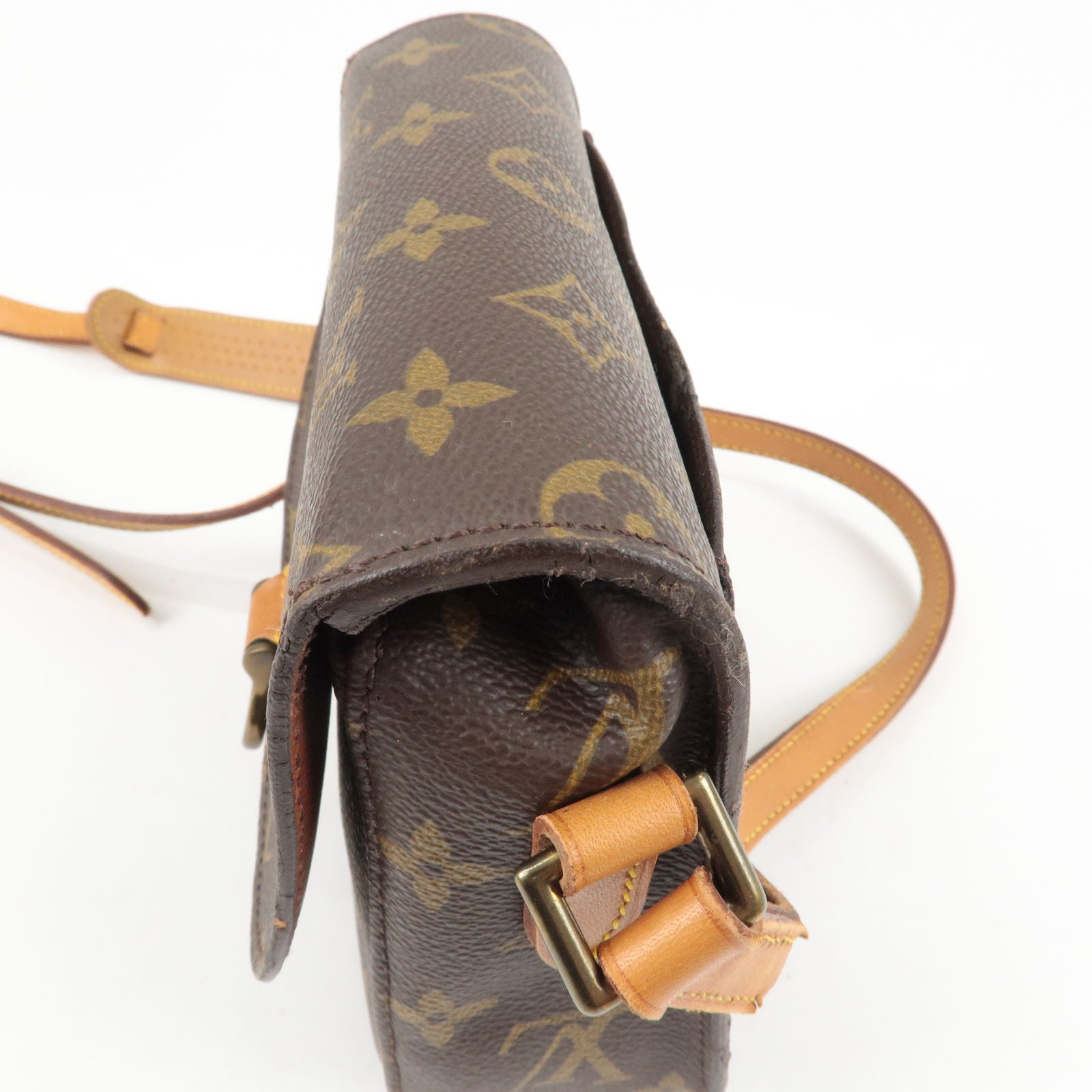 Lv Neverfull Pre - Bolso de mano Louis Vuitton en lona verde oscuro y piel  negra, owned Bags