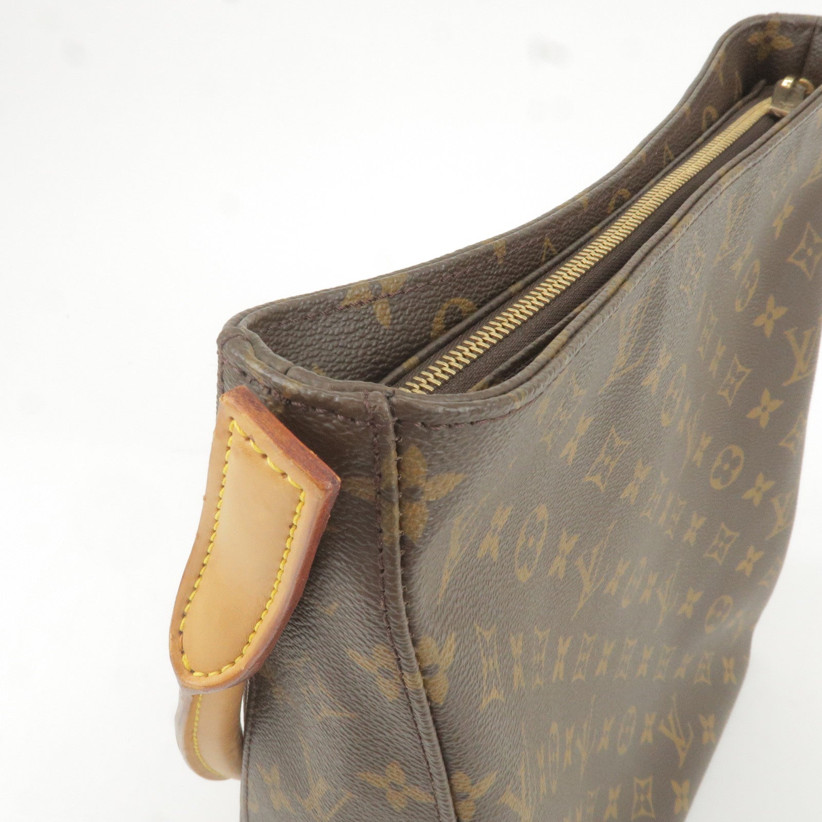 Louis Vuitton Looping M51145 Shoulder bag in Canvas Brown, Luxury