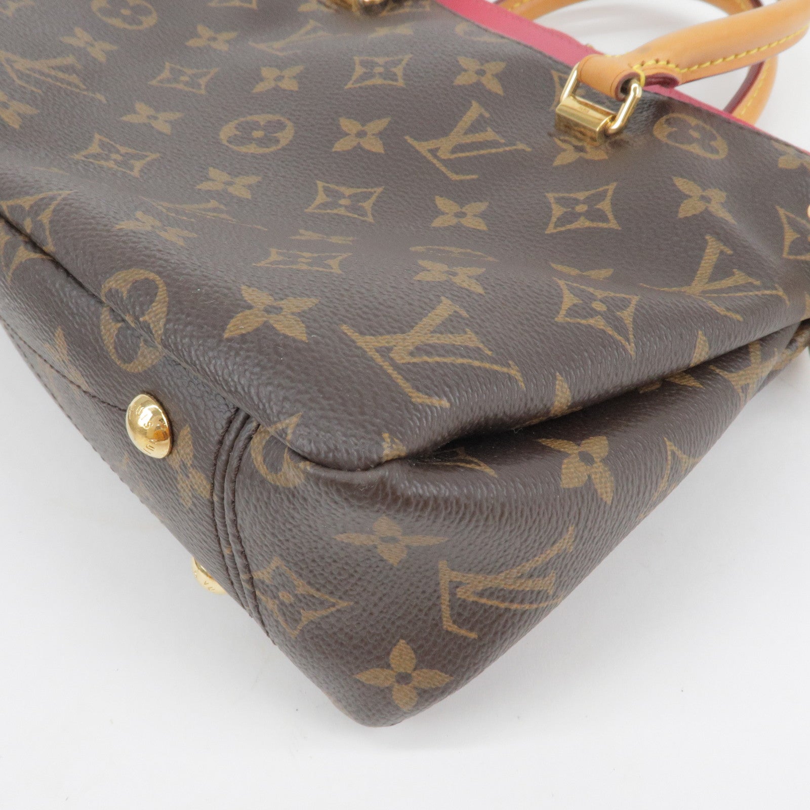 Louis Vuitton Discontinued Monogram x Pink V Tote BB 2way