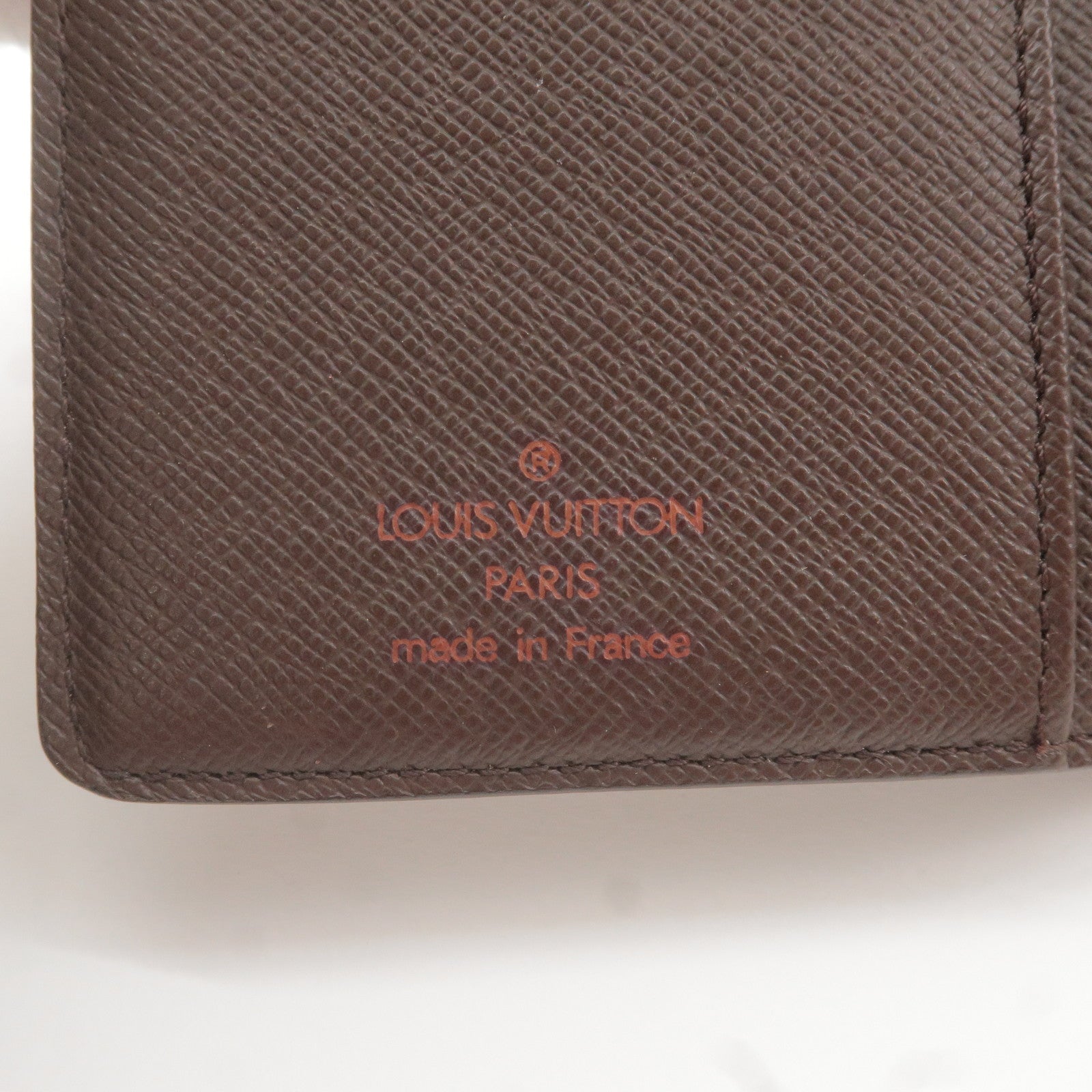 Louis Vuitton Damier Ebene Porte-Monnaie Viennois French Wallet