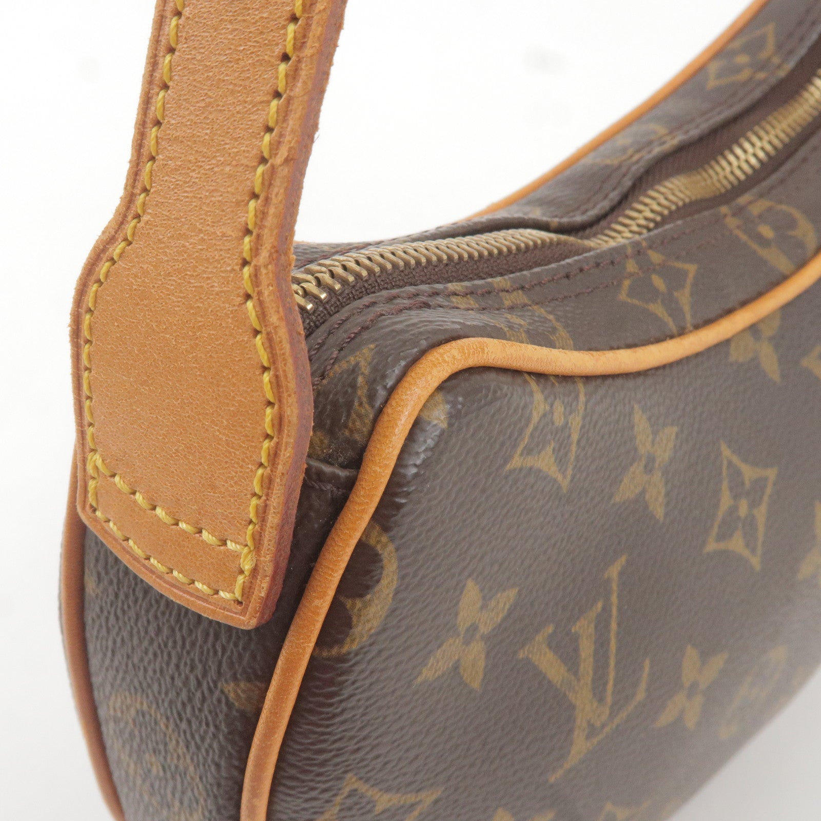 LOUIS VUITTON Monogram Pochette Croissant Shoulder Bag M51510 LV