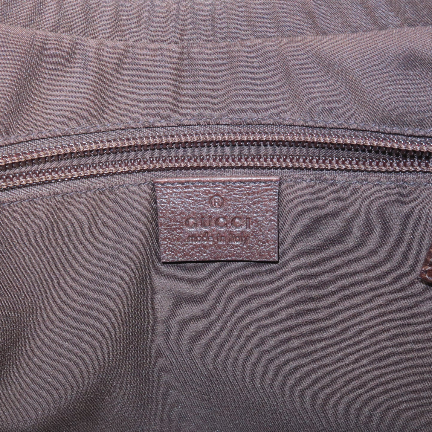 GUCCI-Sherry-GG-Canvas-Leather-Shoulder-Bag-Beige-Brown-122790