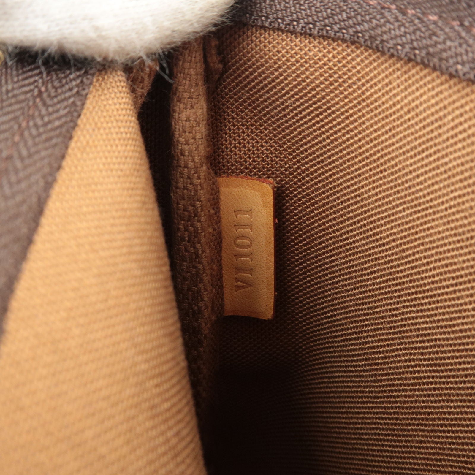 Louis Vuitton Pochette Cles Monogram Orange Brown for Men