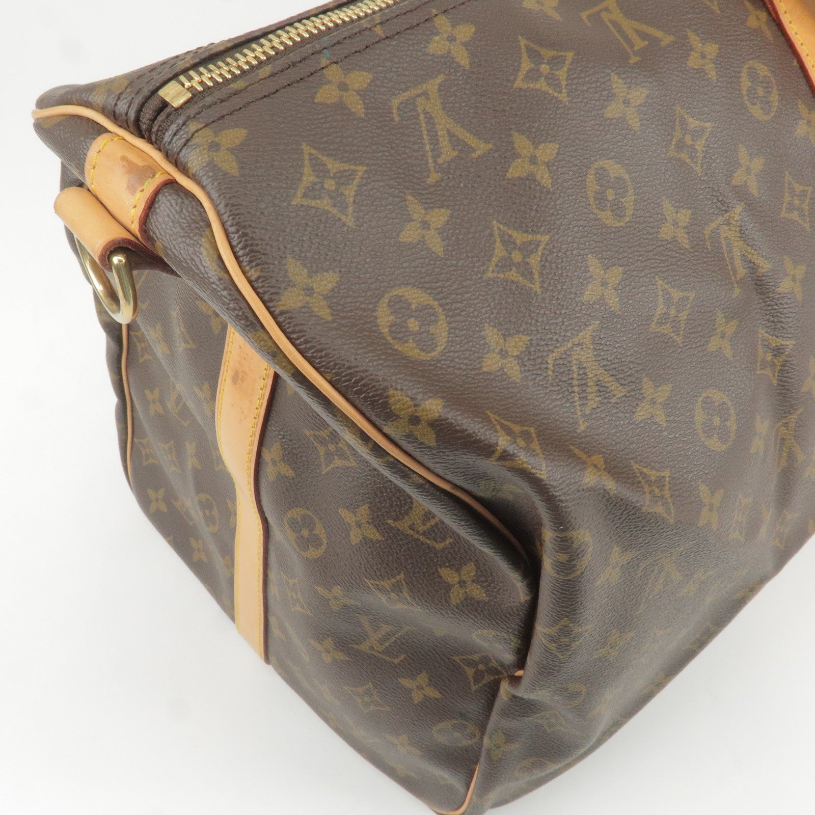 Louis Vuitton Limited Edition Cognac Ostrich & Classic Monogram