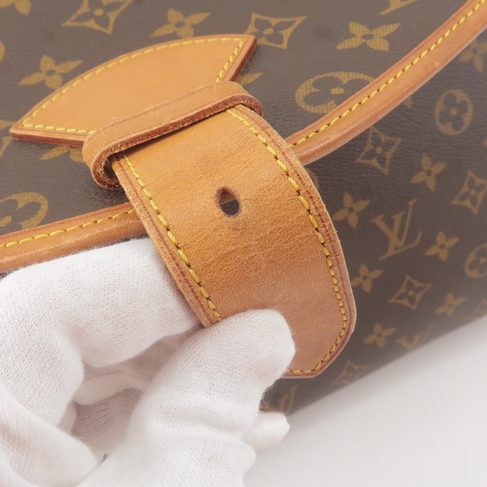 bolso bandolera louis vuitton marly en lona monogram revestida